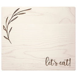 Mini Engraved Board - Let's Eat