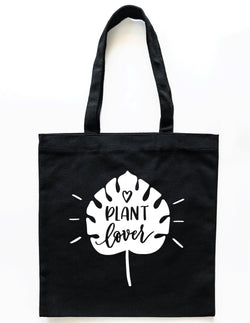 Canvas Tote Bag for Plant Lovers - Plant Lover