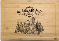 Cutting Board in Bamboo Large - The Gathering Place Design