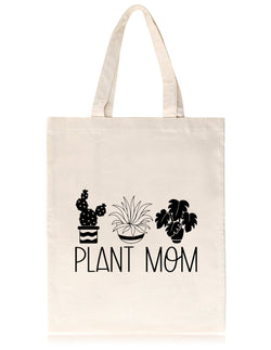 Canvas Tote Bag for Plant Lovers - Plant Mom3