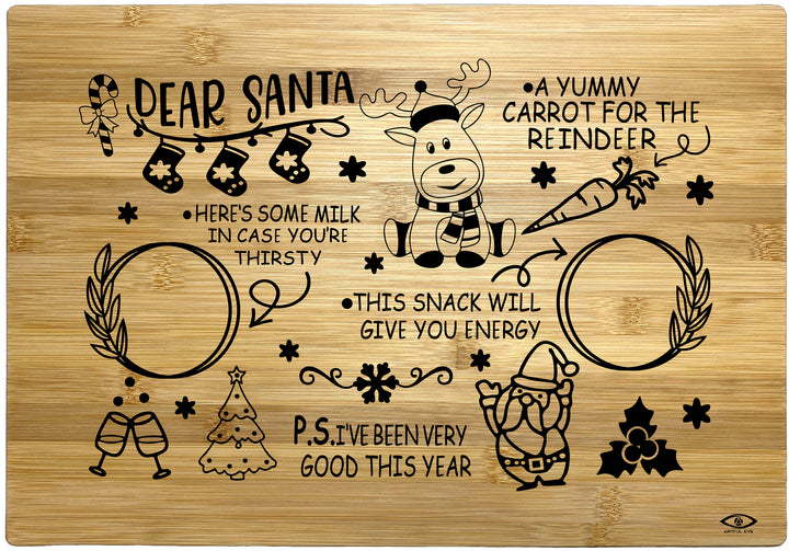 Dear Santa Christmas Tray