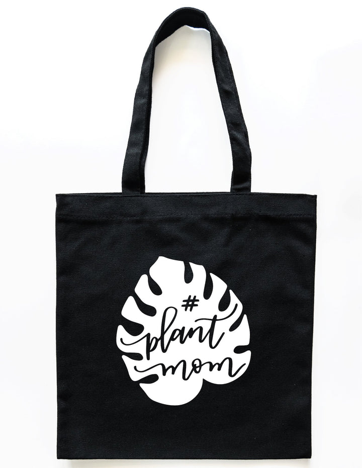 Canvas Tote Bag for Plant Lovers - #Plant Mom
